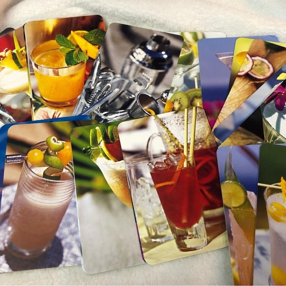 Tropical Cocktail Drink Recipe Cards Set of 50 - Picture 8 of 9